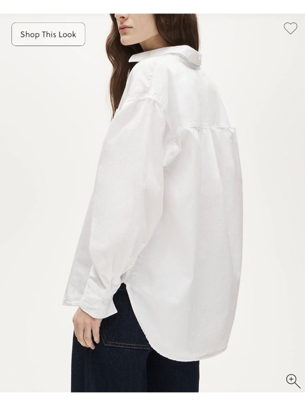 J.Crew Petite Étienne oversized shirt in lightweight Oxford White PL Button Up - Picture 6 of 16